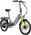 Produktbild: Zündapp ZT20R Ebike 20 Zoll Klapprad für Erwachsene 145 - 185 cm mit 6 Gängen