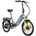 Produktbild: Zündapp ZT20R Ebike 20 Zoll Klapprad für Erwachsene 145 - 185 cm mit 6 Gängen