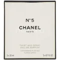 Produktbild: Chanel No 5 Giftset 2x Edp Spray Refill 20Ml/1x Edp Spray 20Ml - Twist and Spray 60 ml