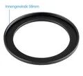 Produktbild: Step Up Ring 46-58 mm Reduzierring Adapterring Kompatibel m. allem Hersteller
