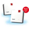 Produktbild: Mesh Set 1600 2-pack, Repeater weiß/grau, 2x WLAN Repeater 1200 AX