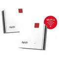 Produktbild: AVM FRITZ!Mesh Set 1600 2er-Set - Rot/Weiß