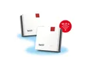 Produktbild: AVM FRITZ!Mesh Set 1600 – 2er-Set (2× Repeater 1200 AX) Wi‑Fi 6 bis 3.000