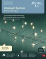 Produktbild: Lumineo Micro-LED Compact Twinkle 480 LED 6 m warm weiß, Silberdraht