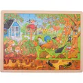 Produktbild: Goki Holzpuzzle - Das Leben im Garten (96 Teile) (57743)
