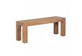 Produktbild: Wohnling Essbank Akazie Massivholz Esszimmer Sitzbank MUMBAI Bank 120 x 35 cm Esszimmer (Akazie Massivholz 120x45x35 cm Esszimmerbank), Küchenbank Esszimmer ohne Lehne, Landhausstil