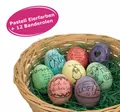 Produktbild: Eierfarben Pastell mit Dekorbanderole für Eier im Set - Osterei, Eier färben