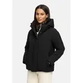Produktbild: Marikoo Winterjacke Yeminaa warm für den Winter - hinten länger geschnitten schwarz L (40)