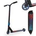Produktbild: Schildkröt Stunt Scooter Kickless – Freestyle Scooter mit HIC Compression, Alu Deck 50x11 cm, 100 mm PU Räder mit Alufelge, ABEC9 Kugellager, belastbar bis 100 kg