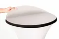 Produktbild: TexDeko® 2er-Pack Schutzplatte für Stehtische Bistrotische, Stehtischhussen, Abdeckplatte aus Kunststoff (Ø 58 cm)