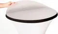 Produktbild: TexDeko Tischplatte 5er-Pack Runde Schutzplatten für Stehtische aus Kunststoff (5 St), Durchmesser nach Wahl: Ø58cm / Ø68cm / Ø78cm / Ø83cm