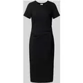 Produktbild: s.Oliver RED LABEL Figurbetontes Midikleid aus Baumwoll-Mix in Black, Größe 36