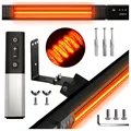 Produktbild: Climative Infrarot Heizstrahler Infrarotheizung 2500W RAY – Elektroheizung mit 9 Stufen, IP65 Terrassenheizer Outdoor, Heizstrahler Terrasse & Innenraum, Wandheizung, Fernbedienung & Timer, Schwarz