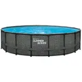 Produktbild: Ambia Garden Pool, Grau, Kunststoff, 132 cm, Freizeit, Pools und Wasserspaß, Pools