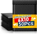 Produktbild: Switory 50 Stück A5 17 cm x 23,3cm Poly Bubble Mailer Gepolsterte Umschläge B