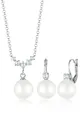 Produktbild: Elli Schmuckset Set mit Perlen Zirkonia Weiß 925 Sterling Silber
