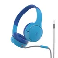 Produktbild: Belkin SOUNDFORM Mini Wired On-Ear-Kopfhörer Blau kabelgebunden 3,5mm Klinke NEU