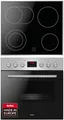 Produktbild: Amica ACHE 9335 E Herd-Set mit Umluft / Backofen mit Kochfeld und Edelstahlrahmen / Timer / Wasserdampf Reinigung