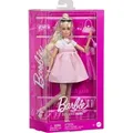Produktbild: Mattel Barbie Deluxe Style-Puppe Nr. 3 mit pastellrosa Barbiecore-Kleid mit überdimensionaler Schleife und blonden Haaren - Rosa