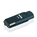 Produktbild: Hama 64 GB USB-Stick USB 3.0 Datenstick (70 MB/s Datentransfer, mit Öse zur Befestigung am Schlüsselring, Speicherstick, Memory Stick aus Metall, geeignet für Windows/MacBook) Petrolblau