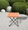 Produktbild: Garden Pleasure Garten Beistelltisch 45x45 cm Klapptisch Holztisch Gartentisch