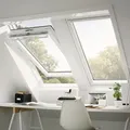 Produktbild: VELUX Dachfenster GGL 2070 Schwingfenster Holz THERMO weiß Fenster, 55x78 cm (CK02)