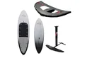 Produktbild: F2 Kiteboard F2 Set Foilboard Lightning Weiss 90,2L + Alu Foil 2400 + Wing 5qm