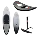 Produktbild: F2 Set Foilboard Lightning Weiss 90,2L + Alu Foil 2400 + Wing 5qm