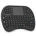 Produktbild: Rii i8 Mini Tastatur Wireless mit Touchpad, Smart TV Tastatur, Mini Keyboard für Smart TV Fernbedienung/PC/PAD/Xbox 360/ PS3/Google Android TV Box/HTPC/IPTV (De Layout)