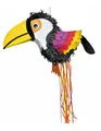 Produktbild: PartyPro Hawaii-Kostüm Pinata tropischer Tukan bunt 52 x 22 x 32 cm