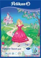 Produktbild: Pelikan Malblock Prinzessin 100 Blatt chlorfrei MC 4/100 1 Block DIN A4 70 g/m²