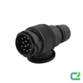 Produktbild: Stecker Schraubkontakt 12 V 13-polig 11446 N-Typ HELLA für AEBI AUDI AUWÄRTER