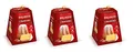 Produktbild: 3x Balocco Il Pandoro weicher und zarter Weihnachts kuchen mit Puderzucker 750g Natürlich gesäuertes gebackenes Süßwarenprodukt