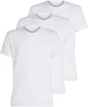 Produktbild: Calvin Klein Herren 3er Pack T-Shirts Kurzarm Crew Neck Basic, Weiß (White, White, White), S