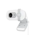Produktbild: Logitech Brio 100 Full HD-Webcam für Meetings und Streaming, Auto-Lichtausgleich, integriertes Mikrofon, Abdeckblende, USB-A, für Microsoft Teams, Google Meet, Zoom und mehr - Weiß