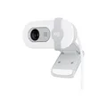 Produktbild: Logitech Brio 100 Webcam weiß mit Privacy Cover Mikrofon Full HD 1080p