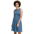 Produktbild: Vera Mont Abendkleid Damen mit Spitze Spitze blau XS (34)