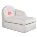 Produktbild: roba Canapé Bébé en Velours Peppa Pig - Méridienne pour Enfant dès 18 Mois - Assise Confortable avec Accotoir et Dossier - Facile à Nettoyer - Chauffeuse Beige / Motif Truie