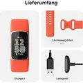 Produktbild: Fitbit Charge 6 coral band/champagne - Koralle