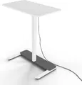 Produktbild: Yaasa Desk One Stehpult, 91x51 cm, Weiß, kleiner praktischer Schreibtisch, elektrisch höhenverstellbarer Homeoffice Tisch