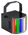 Produktbild: Showlite DL-8 USB-Razor Derby Partylight - Kompakter Lichteffekt für Party, Bar und mobile DJs - Stromversorgung über USB-Netzteil - mit Mikrofon für Musiksteuerung - Kunststoffgehäuse