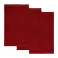 Produktbild: möve Superwuschel Gästetuch 30 x 50 cm aus 100% Baumwolle, ruby 3er Set