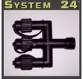 Produktbild: STAR LED-Lichterkette System 24 LED E-Verteiler Connector extra schwarz 490-20 außen