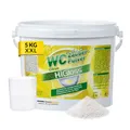 Produktbild: HiGloss WC Zauberpulver 5kg – WC Reiniger Extra Stark mit Schmutzfinder-Technologie, Citrus, WC Schaum für gründliche Toilettenreinigung bis unter den Rand