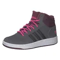 Produktbild: adidas Jungen Unisex Kinder Hoops Mid 2.0 K Basketballschuh, Grey Five Core Black Screaming Pink, 29 EU