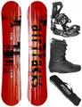 Produktbild: AIRTRACKS Snowboard Set Board Linear Camber Extra Wide 171 + Snowboard Bindung Master + Boots Star Black 43 + Sb Bag