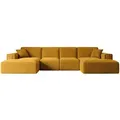 Produktbild: WOHNLANDSCHAFT SIERRA-U - 349x169x80 cm Senfgelb Cord