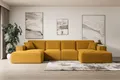 Produktbild: ALTDECOR Ecksofa in U-Form Corner Sofa Bett Eckcouch Couch L-Form Wohnlandschaft Cauchsofa Sierra-U - 349x169x80 cm Senfgelb