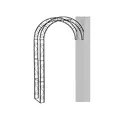 Produktbild: Siena Garden Rosenbogen Cambridge, Halbbogen, Rankhilfe, verziert, 245cm, 732696
