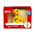 Produktbild: BRIO 30229 Push & Go Giraffe - Niedliches Drück- und Fahrspielzeug in klassicher Optik - Empfohlen ab 12 Monaten